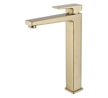 Смеситель для раковины высокий 1555 Matt gold Kern (10шт)