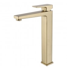 Смеситель для раковины высокий 1555 Matt gold Kern (10шт)