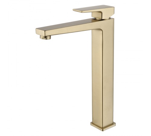 Смеситель для раковины высокий 1555 Matt gold Kern (10шт)