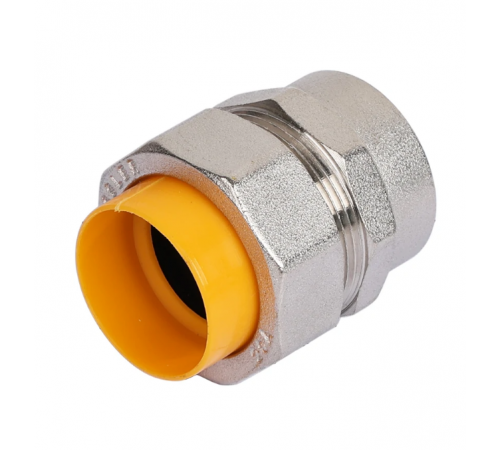 Муфта труба-вн.резьба  для газа (никель) 1/2*15 Zeissler (140/10)