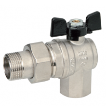 Кран с американкой  угловой. 1"  (594) BgT (16/4)
