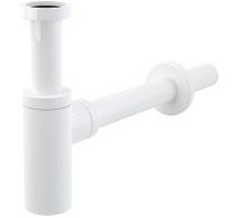 Сифон бутылочный 11/4 х 40 с трубкой  32/32 Белый (9/шт)