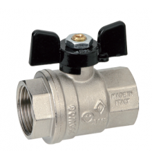 Кран шар.. 1" г/г бабочка   (302)  BgT (40/10)