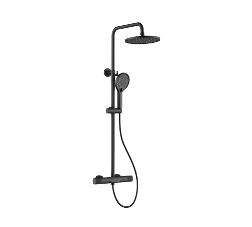 Душевая система 5025 black  с термостатом  Kern (4/шт)