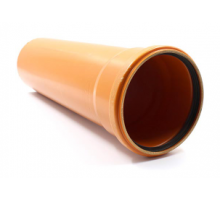 Труба         ПВХ    160*4,0   1,0 м рыжая   (3шт)