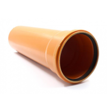 Труба         ПВХ    160*4,0   1,0 м рыжая   (3шт)