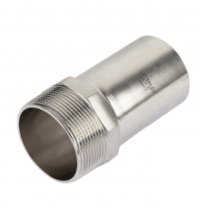 Прес-фитинг из нерж стали – вставка с наружной резьбой 42* 11/2 (24/4) Zeissler