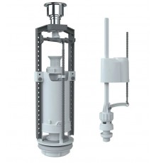 Арматура нижняя  кнопка/хром Юникорн  (150/1ШТ) (SM-N/H)