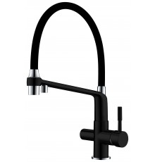 Смеситель для кухни  под фильтр 2094 Black  черный  Kern (6/шт)