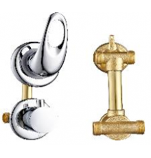 Смеситель для душ кабины 12 см (2 вых)