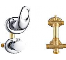 Смеситель для душ кабины 12см (3вых)