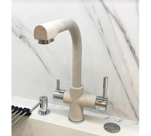 Смеситель для кухни песок. 2013 Kern (8/шт)