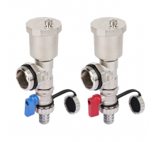 Тройник-Концевой элемент д/колл-ра в сборе (тройник, возд., дренаж. кран) 3/4 Тим (25/1)