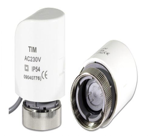 Сервопривод для теплого пола М30 х 1,5 нормально открытый 230 V/2 м (60/1)