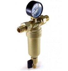 Фильтр с манометром 1" метал.   TIM (6/шт)