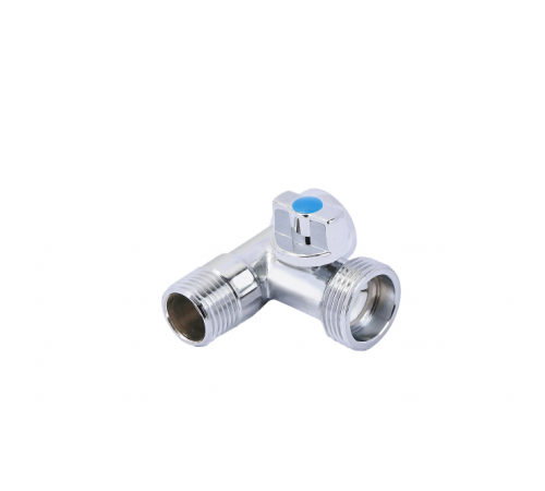 Вентиль-тройник бытовой 1/2" *3/4" * 1/2" ш ш г (хром) Тим (50/1) по доступной цене.