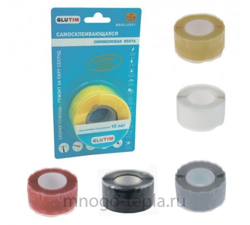 Самокл. силик. лента бел. Тим ремонтная (60/10/1)