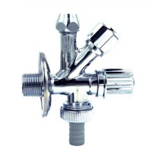 Вентиль угловой комбинированный 1/2 " Тим (50/шт)