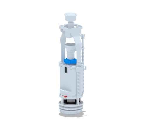 Арматура спускная, кнопка белая WC7010 (30/шт) Ани пласт