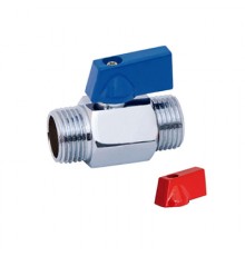 Кран мини 1/2 ш/ш хром. Тим (200/10)