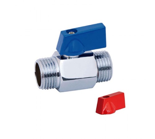 Кран мини 1/2 ш/ш хром. Тим (200/10)