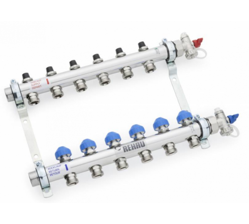 Коллектор HKV 7 вых REHAU для отопления по доступной цене.