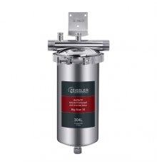 Фильтр магистральный 10 ВВ-1". из нерж. стали. Для гор/холод воды, 10 мкм Zeissler (6/1)