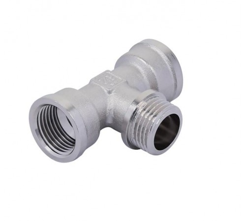 Тройник 1/2" В/Н/В  ZEISSLER  (80/10) Никель
