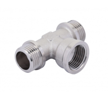 Тройник 1/2" Н/В/Н TIM (80/10) Никель