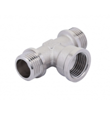 Тройник 1/2" Н/В/Н TIM (80/10) Никель