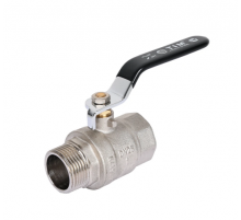 Кран шар. (д) 1 1/4" г/ш ручка никель усиленный TIM (16/4)