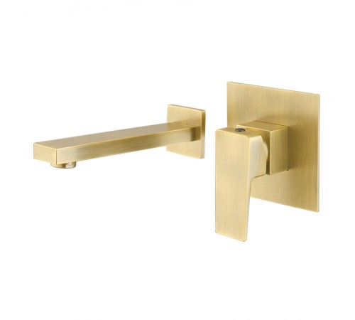 Встраиваемый смеситель для умывальника  2055Kern Matt gold (15/шт)