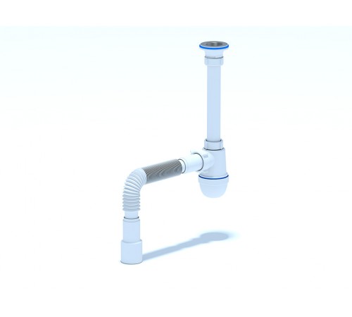 Сифон Ани 1 1/4 х 40 с гофрой 40х 50 С1015 (30/шт)