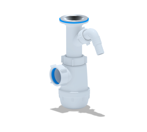 Сифон Ани 1 1/2*40  с носиком  A2000   (35/шт)