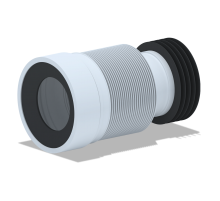 Гофра для унитаза Ани K828 (20/шт)