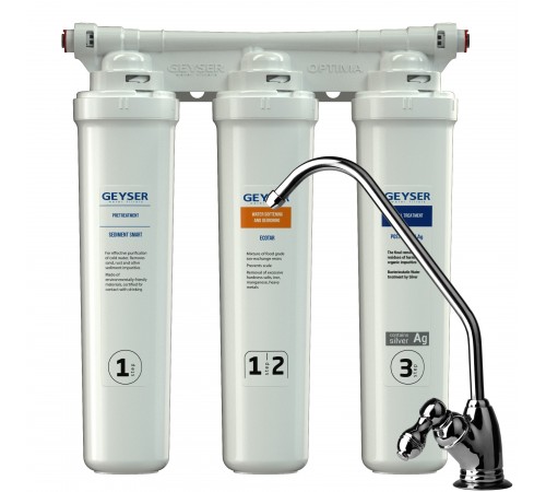 Фильтр Гейзер "Оптима Старт" (с краном в комлекте)