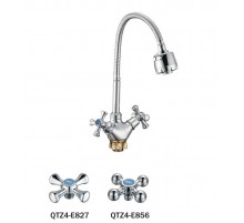 Смеситель для кухни двухруч. с пруж. QTZ4-E827 G Lauf