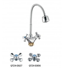 Смеситель для кухни двухруч. с пруж. QTZ4-E827 G Lauf