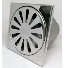 Трап для душа из Нерж стали  SUS304 с вертик, выпуск 100*100 мм ТИМ (20/1)