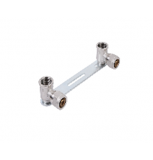 Монтажная планка с 2-мя уголками для смесит 16х1/2" ц/г TIM (22/1)