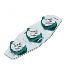 Х-образный соединитель профиля, 3 монтажные гайки Zeissler (48/4)