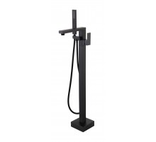 Смеситель для ванны напольный  8055 blackKern (3/шт) (2 скл)
