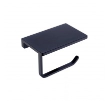 Бумагодержатель с полкой ( черный) 9503 black (16шт)