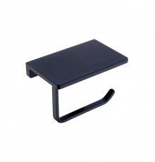 Бумагодержатель с полкой ( черный) 9503 black (16шт)