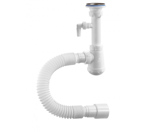 Сифон Чик 1 1/4 х 32 с носиком и с гофрой 32-40-50  (650мм) Орио М-32720