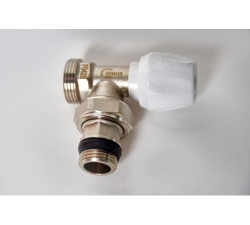 Вентиль радиаторный  верхний угловой 1/2 регулировочный (Евроконус) TIM (60/6)