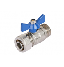 Кран шаровый (бабочка) МП 16Ц*1/2 М ТИМ (100/25)