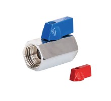 Кран мини 1/2 г.г   хром. ТИМ (200/10)