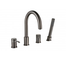 Смеситель на борт  ванны на 4 отвер.  6547 gun Kern (5/шт)