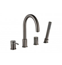 Смеситель на борт  ванны на 4 отвер.  6547 gun Kern (5/шт)